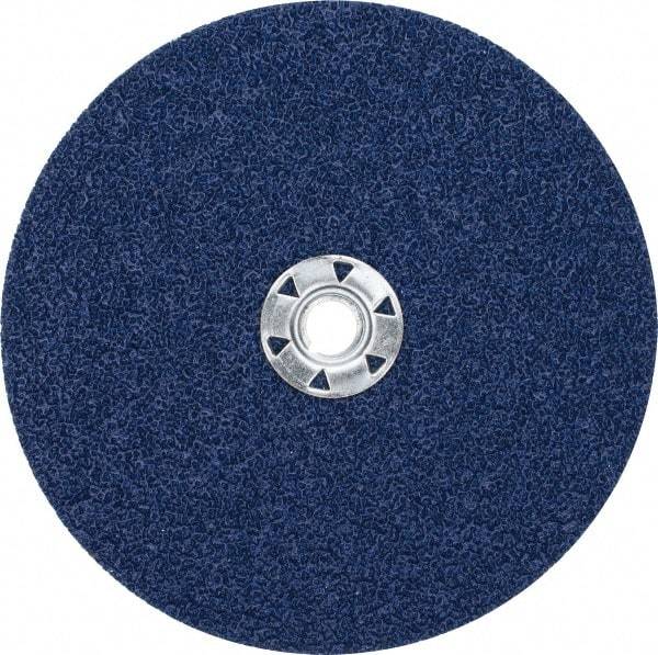 Norton - 7" Diam 24 Grit Fiber Disc - Very Coarse Grade, Zirconia Alumina, 13,000 Max RPM, Series F826 - Apex Tool & Supply