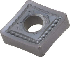 Kennametal - CNMG433 MS Grade KC5510 Carbide Turning Insert - TiAlN Finish, 80° Diamond, 1/2" Inscr Circle, 3/16" Thick, 3/64" Corner Radius - Apex Tool & Supply