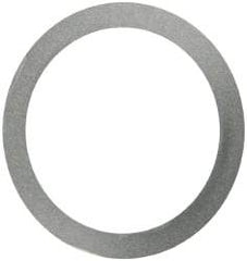 Made in USA - 0.1mm Thick, 40mm Inside x 50mm OD, Round Shim - Uncoated 302/304 Stainless Steel - Apex Tool & Supply