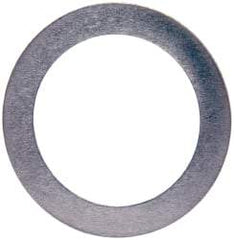 Made in USA - 0.2mm Thick, 16mm Inside x 22mm OD, Round Shim - 9/16" Screw, Uncoated 302/304 Stainless Steel - Apex Tool & Supply