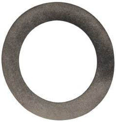 Made in USA - 0.3mm Thick, 12mm Inside x 18mm OD, Round Shim - 7/16" Screw, Uncoated 302/304 Stainless Steel - Apex Tool & Supply