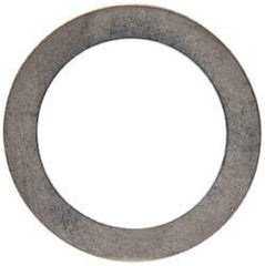 Made in USA - 0.3mm Thick, 16mm Inside x 22mm OD, Round Shim - 9/16" Screw, Uncoated 302/304 Stainless Steel - Apex Tool & Supply
