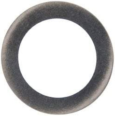 Made in USA - 0.3mm Thick, 25mm Inside x 36mm OD, Round Shim - 7/8" Screw, Uncoated 302/304 Stainless Steel - Apex Tool & Supply