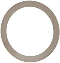 Made in USA - 0.3mm Thick, 40mm Inside x 50mm OD, Round Shim - Uncoated 302/304 Stainless Steel - Apex Tool & Supply