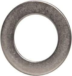 Made in USA - 0.51mm Thick, 10mm Inside x 16mm OD, Round Shim - 5/16" Screw, Uncoated 302/304 Stainless Steel - Apex Tool & Supply