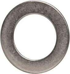 Made in USA - 0.51mm Thick, 10mm Inside x 16mm OD, Round Shim - 5/16" Screw, Uncoated 302/304 Stainless Steel - Apex Tool & Supply