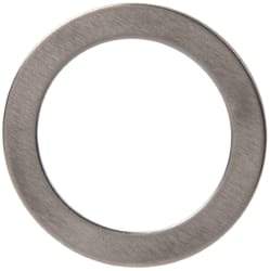 Made in USA - 0.51mm Thick, 16mm Inside x 22mm OD, Round Shim - 9/16" Screw, Uncoated 302/304 Stainless Steel - Apex Tool & Supply