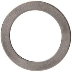 Made in USA - 0.51mm Thick, 16mm Inside x 22mm OD, Round Shim - 9/16" Screw, Uncoated 302/304 Stainless Steel - Apex Tool & Supply