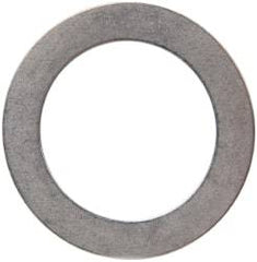 Made in USA - 0.51mm Thick, 25mm Inside x 36mm OD, Round Shim - 7/8" Screw, Uncoated 302/304 Stainless Steel - Apex Tool & Supply