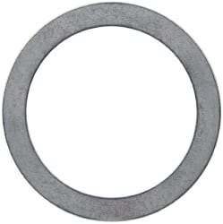 Made in USA - 0.51mm Thick, 35mm Inside x 45mm OD, Round Shim - Uncoated 302/304 Stainless Steel - Apex Tool & Supply