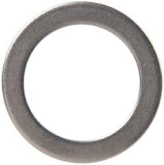 Made in USA - 1mm Thick, 20mm Inside x 28mm OD, Round Shim - 3/4" Screw, Uncoated 302/304 Stainless Steel - Apex Tool & Supply