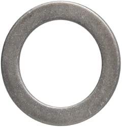 Made in USA - 1mm Thick, 25mm Inside x 36mm OD, Round Shim - 7/8" Screw, Uncoated 302/304 Stainless Steel - Apex Tool & Supply
