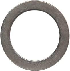 Made in USA - 0.039" Thick, 30mm Inside x 42mm OD, Round Shim - Uncoated 302/304 Stainless Steel - Apex Tool & Supply