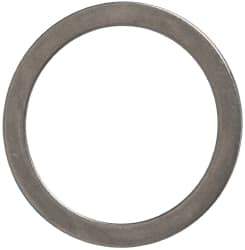 Made in USA - 0.039" Thick, 40mm Inside x 50mm OD, Round Shim - Uncoated 302/304 Stainless Steel - Apex Tool & Supply