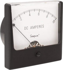 Simpson Electric - Analog, DC Ammeter, Panel Meter - 60 Hz, 0.005 Ohms at 60 Hz - Apex Tool & Supply