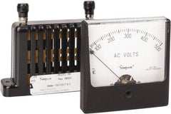 Simpson Electric - Analog, AC Voltmeter, Panel Meter - 60 Hz, 83333 Ohms at 60 Hz, 500 VAC - Apex Tool & Supply