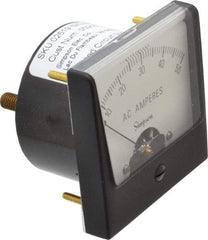 Simpson Electric - Analog, AC Ammeter, Panel Meter - 60 Hz, 0.001 Ohms at 60 Hz - Apex Tool & Supply