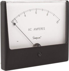 Simpson Electric - Analog, AC Ammeter, Panel Meter - 60 Hz, 0.004 Ohms at 60 Hz - Apex Tool & Supply