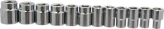 Blackhawk by Proto - 11 Piece 1/2" Drive Socket Set - 6 Points, 3/8" to 1" Range, Inch Measurement Standard - Apex Tool & Supply
