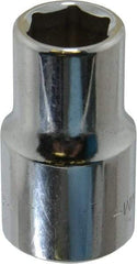 Blackhawk by Proto - 1/2" Drive, Standard Hand Socket - 6 Points, 1-1/2" OAL, Chrome Finish - Apex Tool & Supply