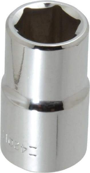 Blackhawk by Proto - 1/2" Drive, Standard Hand Socket - 6 Points, 1-1/2" OAL, Chrome Finish - Apex Tool & Supply