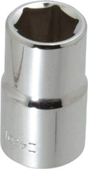 Blackhawk by Proto - 1/2" Drive, Standard Hand Socket - 6 Points, 1-1/2" OAL, Chrome Finish - Apex Tool & Supply