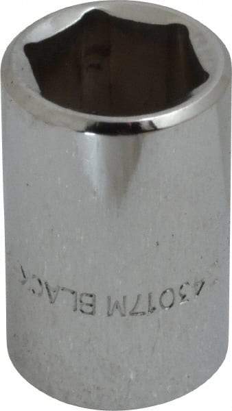 Blackhawk by Proto - 1/2" Drive, Standard Hand Socket - 6 Points, 1-1/2" OAL, Chrome Finish - Apex Tool & Supply