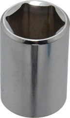Blackhawk by Proto - 1/2" Drive, Standard Hand Socket - 6 Points, 1-1/2" OAL, Chrome Finish - Apex Tool & Supply