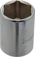 Blackhawk by Proto - 1/2" Drive, Standard Hand Socket - 6 Points, 1-1/2" OAL, Chrome Finish - Apex Tool & Supply