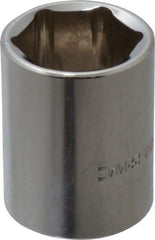 Blackhawk by Proto - 1/2" Drive, Standard Hand Socket - 6 Points, 1-1/2" OAL, Chrome Finish - Apex Tool & Supply
