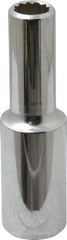 Blackhawk by Proto - 1/2" Drive, Deep Hand Socket - 12 Points, 3-3/32" OAL, Chrome Finish - Apex Tool & Supply