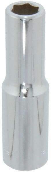 Blackhawk by Proto - 1/2" Drive, Deep Hand Socket - 6 Points, 3-3/32" OAL, Chrome Finish - Apex Tool & Supply