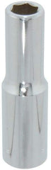 Blackhawk by Proto - 1/2" Drive, Deep Hand Socket - 6 Points, 3-3/32" OAL, Chrome Finish - Apex Tool & Supply