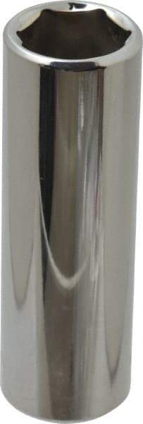 Blackhawk by Proto - 1/2" Drive, Deep Hand Socket - 6 Points, 3-3/32" OAL, Chrome Finish - Apex Tool & Supply