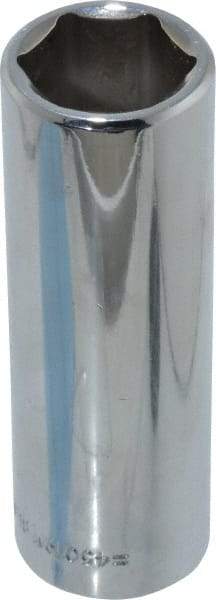 Blackhawk by Proto - 1/2" Drive, Deep Hand Socket - 6 Points, 3-3/32" OAL, Chrome Finish - Apex Tool & Supply