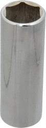 Blackhawk by Proto - 1/2" Drive, Deep Hand Socket - 6 Points, 3-3/32" OAL, Chrome Finish - Apex Tool & Supply