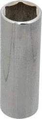 Blackhawk by Proto - 1/2" Drive, Deep Hand Socket - 6 Points, 3-3/32" OAL, Chrome Finish - Apex Tool & Supply