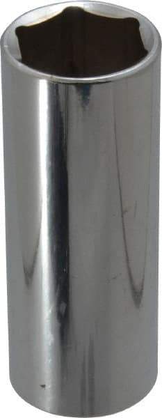 Blackhawk by Proto - 1/2" Drive, Deep Hand Socket - 6 Points, 3-3/32" OAL, Chrome Finish - Apex Tool & Supply