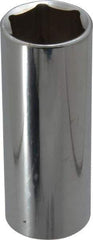 Blackhawk by Proto - 1/2" Drive, Deep Hand Socket - 6 Points, 3-3/32" OAL, Chrome Finish - Apex Tool & Supply