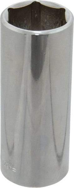 Blackhawk by Proto - 1/2" Drive, Deep Hand Socket - 6 Points, 3-3/32" OAL, Chrome Finish - Apex Tool & Supply