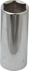Blackhawk by Proto - 1/2" Drive, Deep Hand Socket - 6 Points, 3-3/32" OAL, Chrome Finish - Apex Tool & Supply