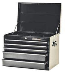 Blackhawk by Proto - 1 Compartment 5 Drawer Top Tool Chest - 27" Wide x 18" Deep x 19" High, Steel, Black - Apex Tool & Supply