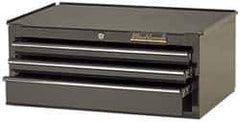 Blackhawk by Proto - 3 Drawer Intermediate Tool Chest - 27" Wide x 18" Deep x 11-1/2" High, Steel, Black - Apex Tool & Supply