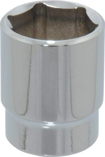 Blackhawk by Proto - 15/16", 1/2" Drive, Standard Hand Socket - 6 Points, 1-1/2" OAL, Chrome Finish - Apex Tool & Supply