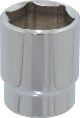 Blackhawk by Proto - 15/16", 1/2" Drive, Standard Hand Socket - 6 Points, 1-1/2" OAL, Chrome Finish - Apex Tool & Supply