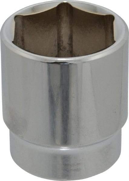 Blackhawk by Proto - 1-1/8", 1/2" Drive, Standard Hand Socket - 6 Points, 1-11/16" OAL - Apex Tool & Supply
