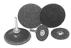 Superior Abrasives - 3" Disc Diam, Aluminum Oxide Quick Change Disc - Type S Attaching System, Nonwoven, Blue, Very Fine Grade, FD Series - Apex Tool & Supply