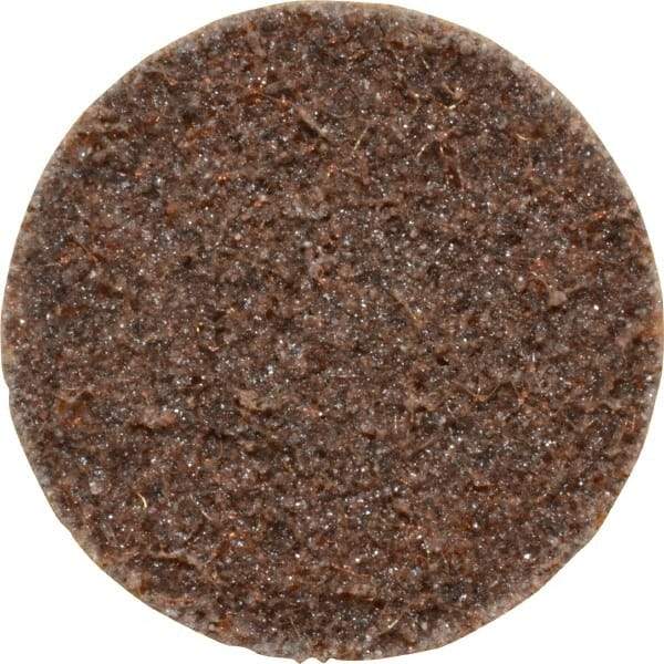 Superior Abrasives - 2" Disc Diam, Aluminum Oxide Quick Change Disc - Type R Attaching System, Nonwoven, Brown, Coarse Grade, FD Series - Apex Tool & Supply