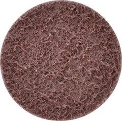 Superior Abrasives - 2" Disc Diam, Aluminum Oxide Quick Change Disc - Type R Attaching System, Nonwoven, Maroon, Medium Grade, FD Series - Apex Tool & Supply