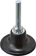 Value Collection - 2" Diam Quick-Change Type S Disc Backing Pad - 1/4" Shank Diam, 25,000 RPM - Apex Tool & Supply